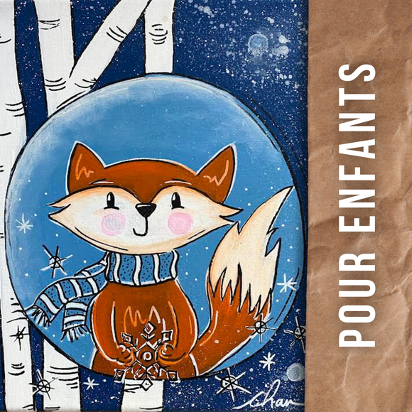 Paint night pour enfants - 05 Dec 2025 - Renard