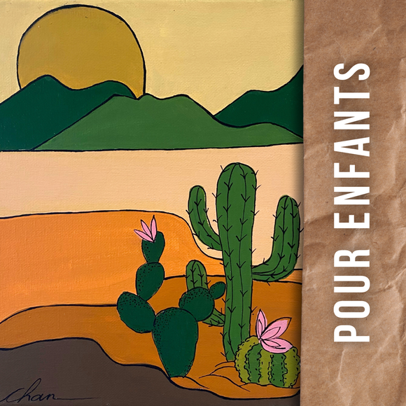 Paint night pour enfants - 21 Nov 2025 - Cactus