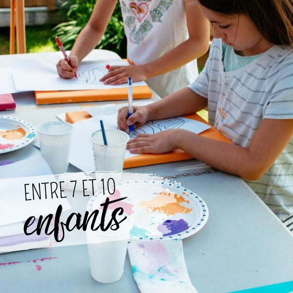 Atelier de fête d'enfant - 7 à 10 enfants - Outaouais