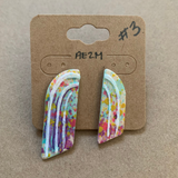 Boucles d'oreilles arc-en-ciel