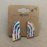 Boucles d'oreilles arc-en-ciel