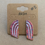 Boucles d'oreilles arc-en-ciel