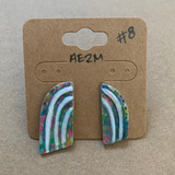 Boucles d'oreilles arc-en-ciel