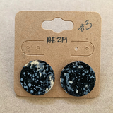 Boucles d'oreilles - Cercles GRIS