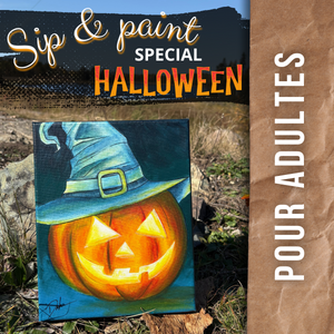Sip N paint - Spécial Halloween - 17 Oct 2025
