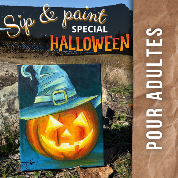 Sip N paint - Spécial Halloween - 17 Oct 2025