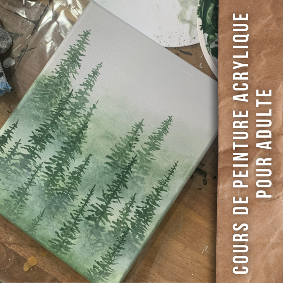 Atelier de peinture acrylique pour adultes - 31 août