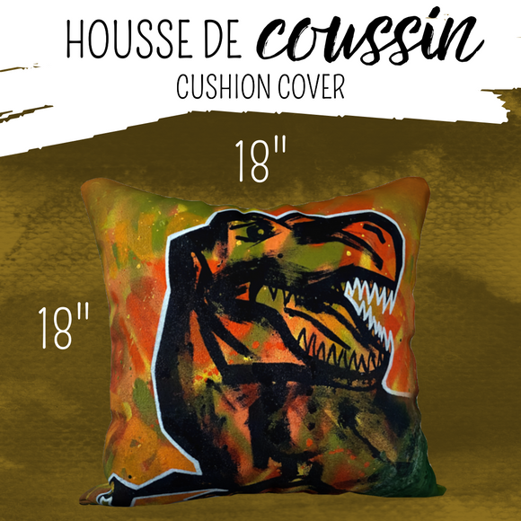 Housse de coussin 18'' x 18'' - Grafi-T