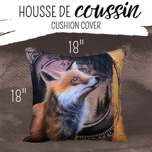 Housse de coussin 18'' x 18'' - Renard