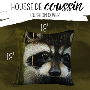 Housse de coussin 18'' x 18'' - Raton