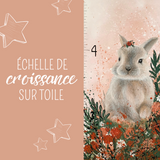 Échelle de croissance - Lapin fleuri