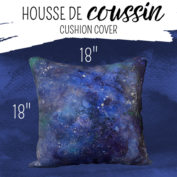 Housse de coussin 18'' x 18'' - Galaxie