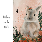 Échelle de croissance - Lapin fleuri